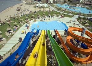 Отель 5 звезд на 1 линии с аквапарком Jaz Aquamarine Resort в Хургаде Египет