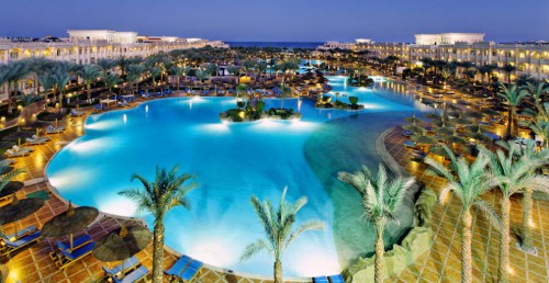 Панорама отеля Pickalbatros Palace Resort 5 звезд в Хургаде Египет